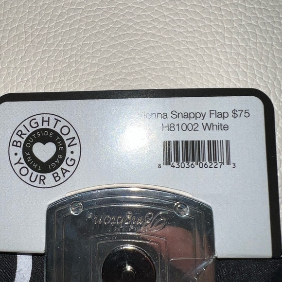 Brighton Bennett Snappy  satchel with snappy flap with insert NWT - Picture 4 of 16